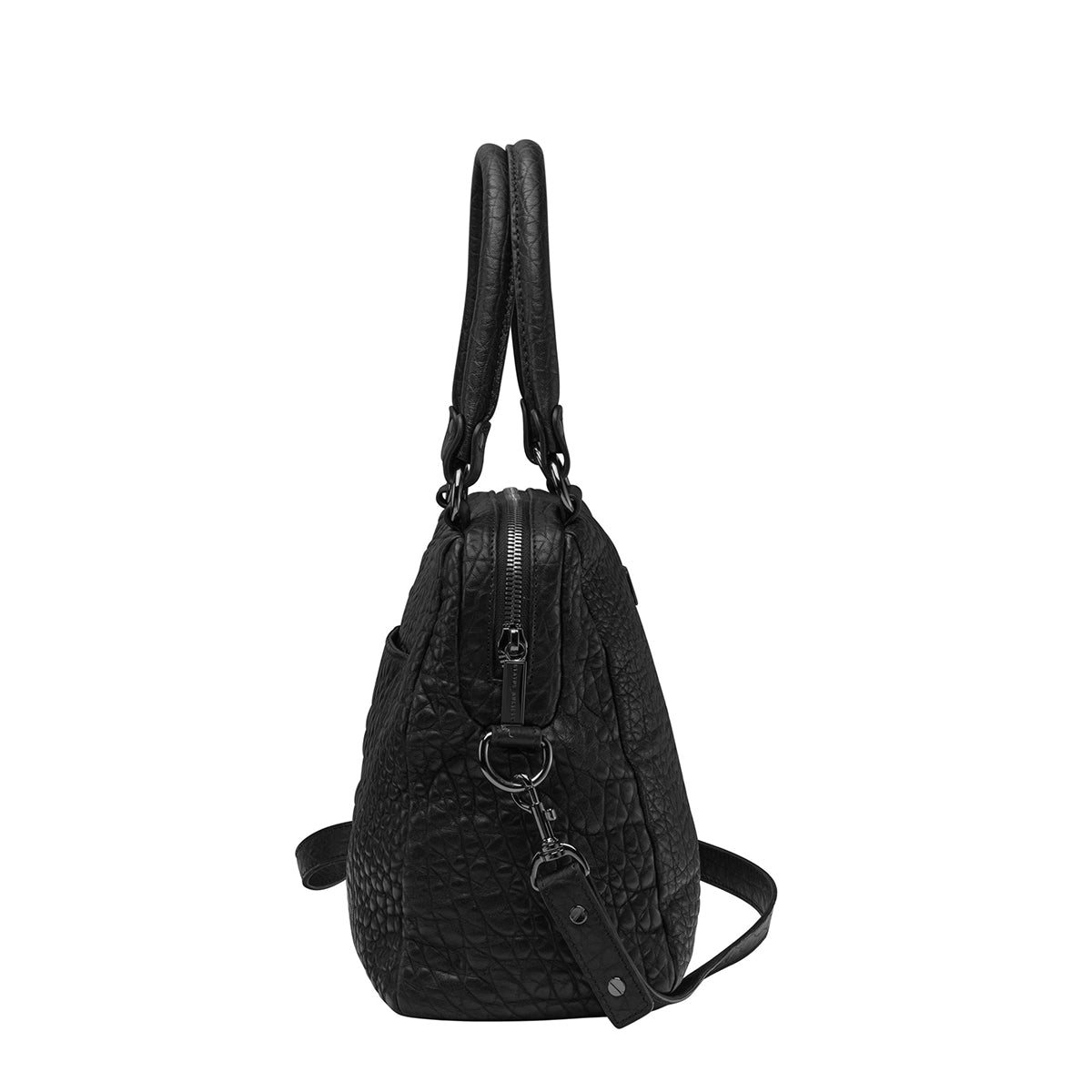 STATUS ANXIETY LAST MOUNTAINS BAG  The Status Anxiety Last Mountains Bag is the perfect bag for us girls who need a bigger bag for all our daily essentials!  In trendy Tan, Khaki, Green, Black Bubble or Navy Blue, this compact yet tall design was crafted using soft shrunken Brazilian pebble leather.