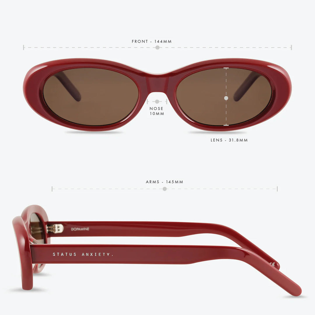 Status Anxiety Dopamine Sunglasses | Cherry