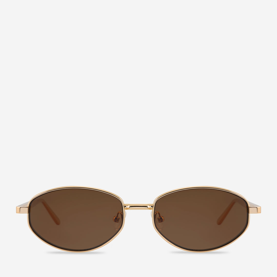 Status Anxiety Enigma Sunglasses | Gold