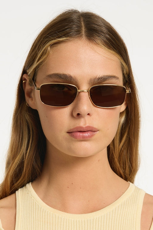 Status Anxiety Hypnosis Sunglasses | Gold