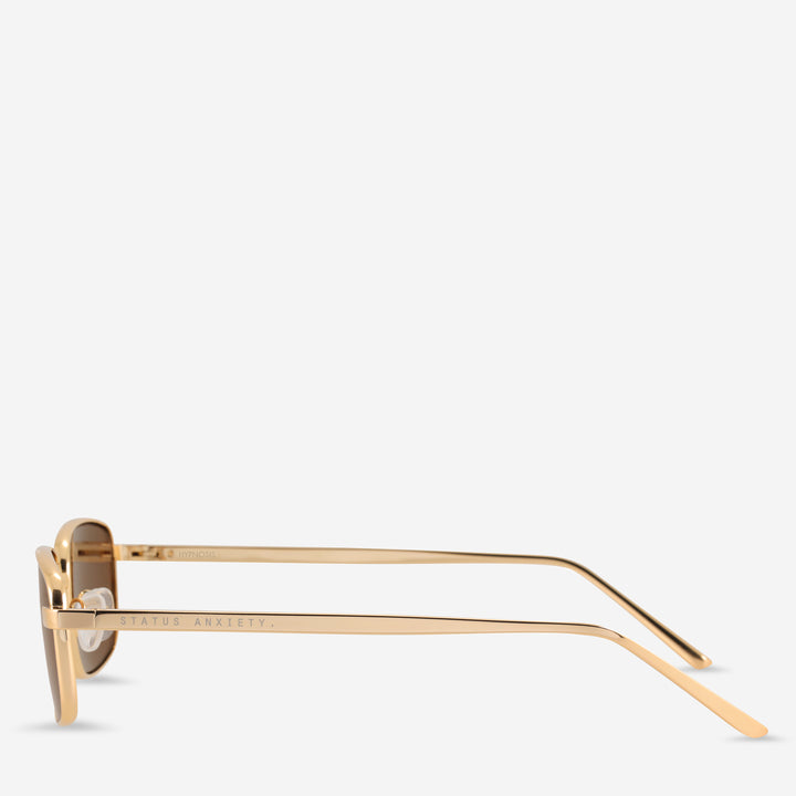 Status Anxiety Hypnosis Sunglasses | Gold
