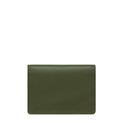 It's particularly important to keep your cool when you find yourself in a tight situation. The 'Easy Does It' wallet is perfect for just such a squeeze. Made to carry a stack of cards and a few folded notes, yet slim enough to throw in your back pocket.  Soft shrunken pebble leather 6 card slots (slots can be doubled up to fit 12) 2 open slots to stash folded banknotes and receipts 11cm x 8cm x 1.5cm Comes in a Status Anxiety box packaging