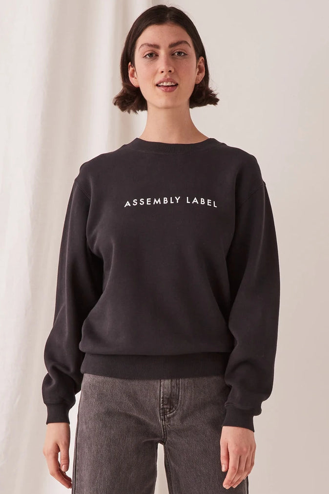 Assembly Label Logo Fleece - Black 