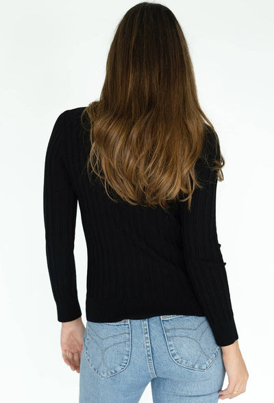 HUMIDITY INES SKIVVY  The Humidity Ines Skivvy is now available in Mocha and Black. It is crafted in a viscose/nylon/polyester blend which gives a super soft feel on the skin. It is a perfect basic high-neck skivvy to layer or wear on its own.       Sizes: XS, S, M, L     50% Viscose/28% Nylon/22% Polyester.     Available in mocha and black