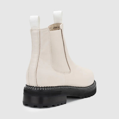 CHAOS & HARMONY HALCYON BOOT  The Chaos & Harmony Halcyon Boot is a simple stylish leather boot perfect for daily wear; now available in; Black and Ecru.