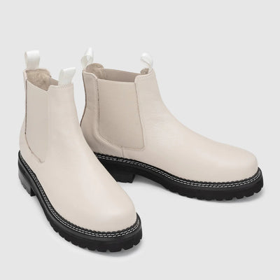 CHAOS & HARMONY HALCYON BOOT  The Chaos & Harmony Halcyon Boot is a simple stylish leather boot perfect for daily wear; now available in; Black and Ecru.