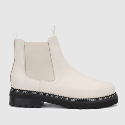 CHAOS & HARMONY HALCYON BOOT  The Chaos & Harmony Halcyon Boot is a simple stylish leather boot perfect for daily wear; now available in; Black and Ecru.