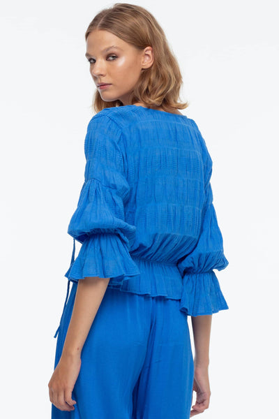 BLAK JUST BREATHE TOP  The Blak Just Breathe Top is now available in Royal and Azalea Pink. Shop our alternative Crinkle Embossed Styles here.  The Blak Just Breathe Top is soft to the