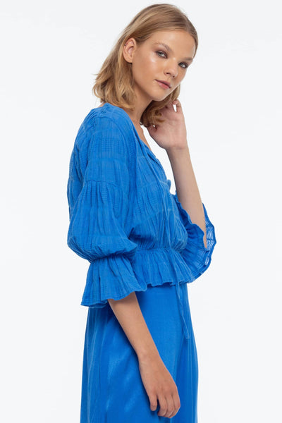 BLAK JUST BREATHE TOP  The Blak Just Breathe Top is now available in Royal and Azalea Pink. Shop our alternative Crinkle Embossed Styles here.  The Blak Just Breathe Top is soft to the