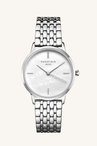 ROSEFIELD PEARL WATCH  The Rosefield Pearl Watch is a gorgeous simple, yet stylish watch perfect for daily or occasion-wear.