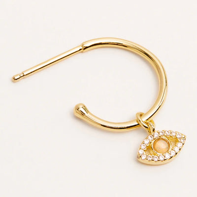 By Charlotte Eye Of Intuition Hoops - Gold