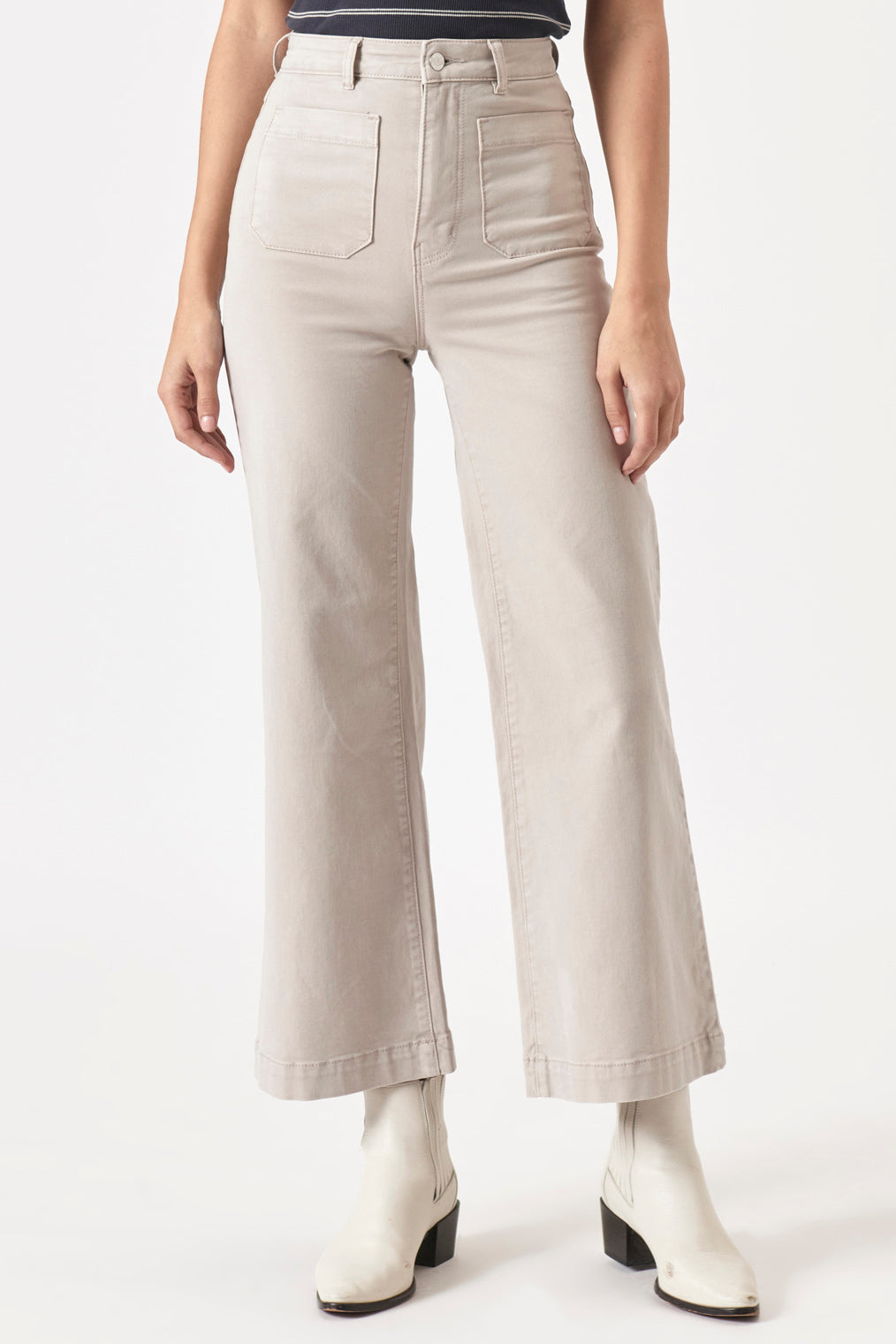 ROLLAS SAILOR JEAN - OYSTER  The Rollas Sailor Jeans are now available in Oyster, and are a stylish modernised take on classic flares.