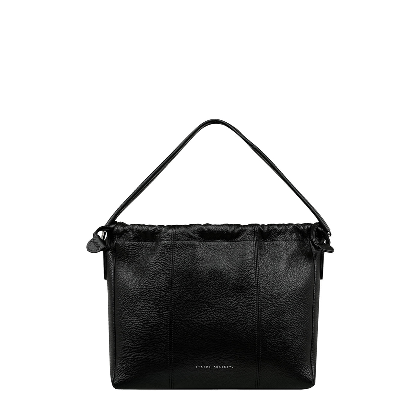STATUS ANXIETY POINT OF NO RETURN - BLACK  The Status Anxiety Point Of No Return is a stylish bag in a large yet, convenient size great for daily use, now available in: Black.